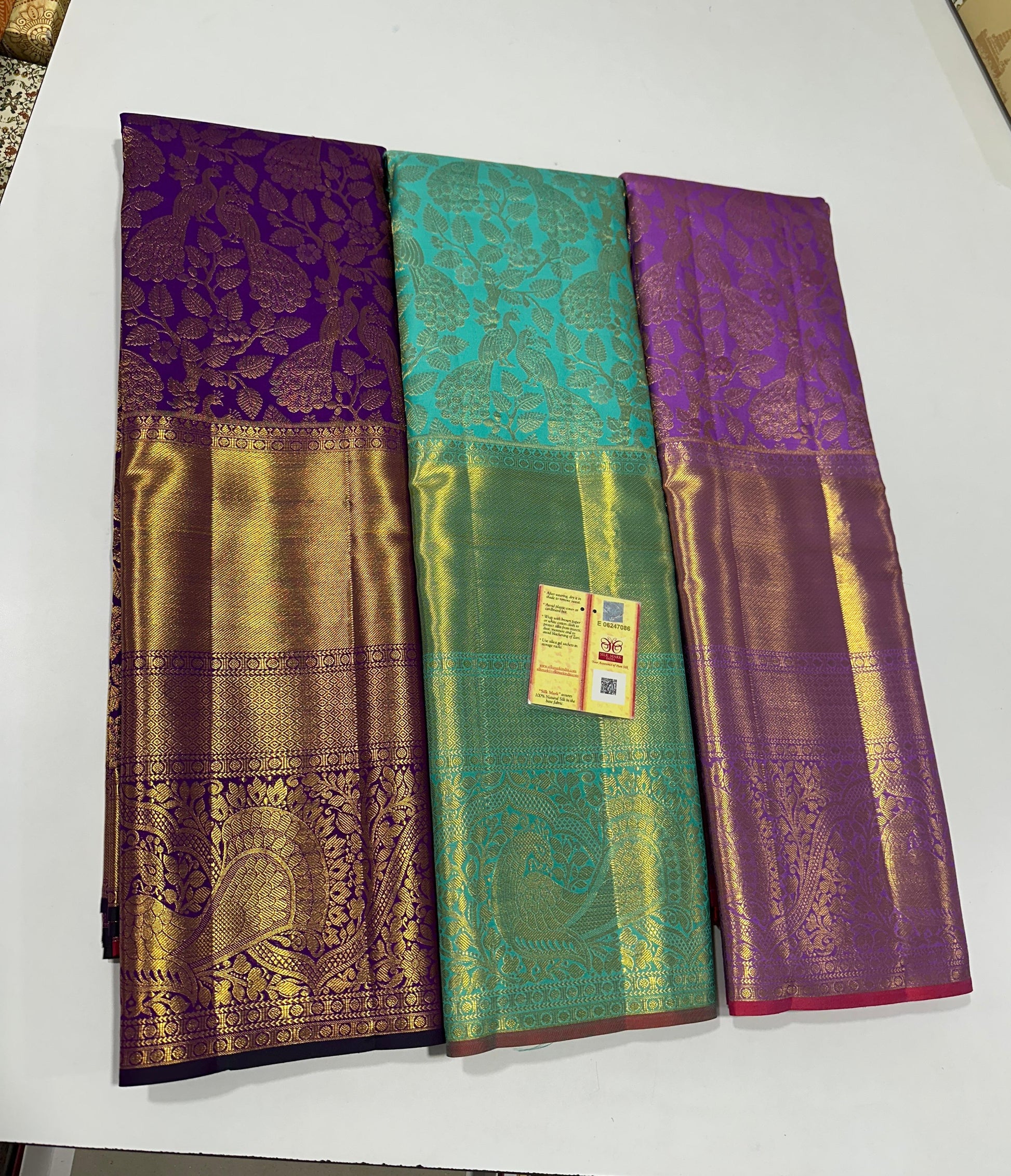 Product Image - Exquisite Handloom Tissue Silk Sarees - Perfect for Festive Wear and Wedding Outfits