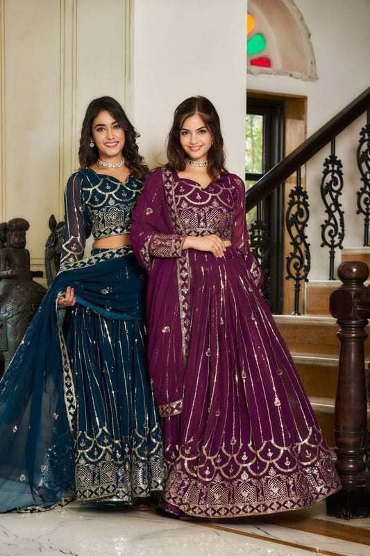 Elegant Fully Stitched Lehengas - Ready-to-Wear Glamour for Every Occasion