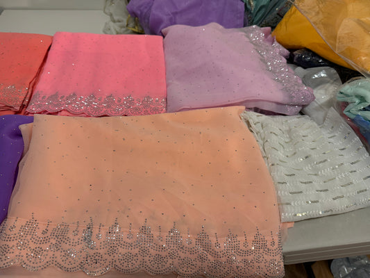 Stylish Fancy Georgette Sarees - Effortless Elegance for Any Occasion