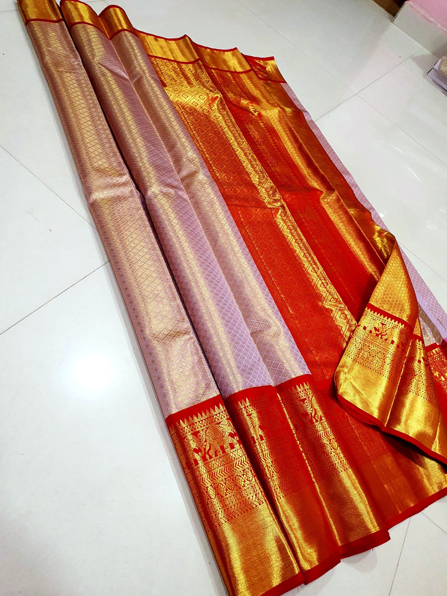 Product Image - Elegant Designer Kanchipuram Silk Saree - Wedding Collection