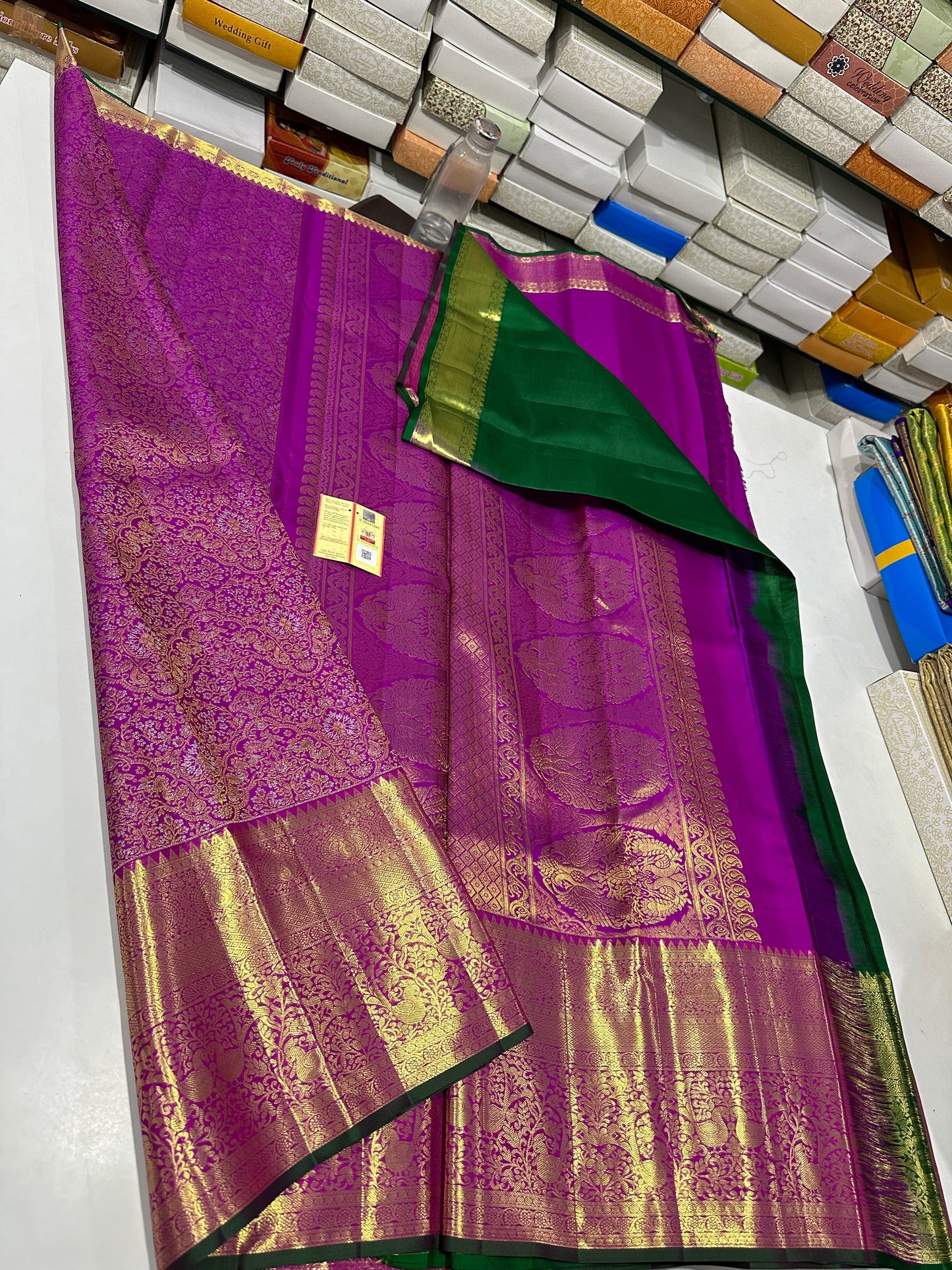 Product Image - Elegant Designer Kanchipuram Silk Saree - Wedding Collection