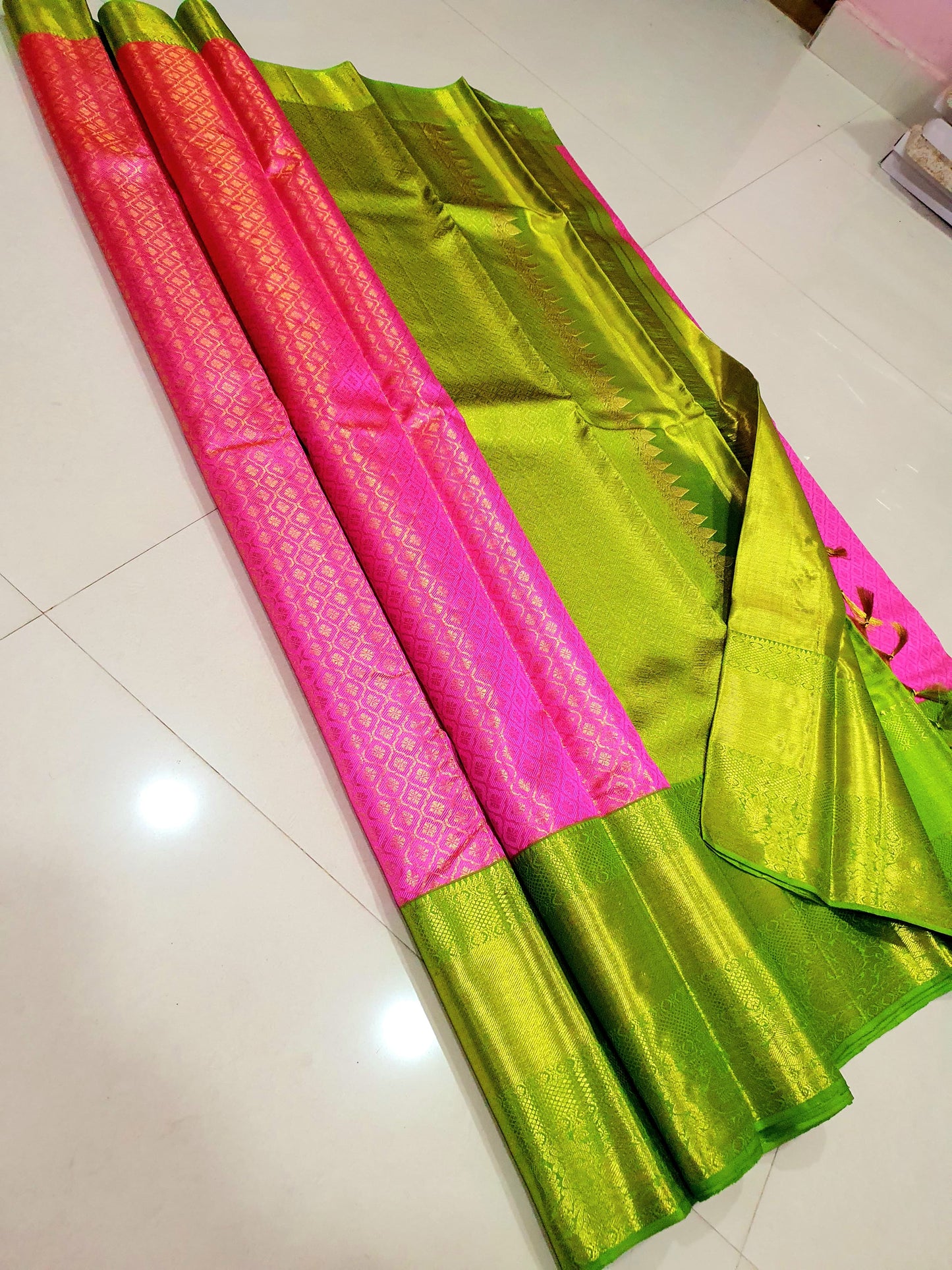 Product Image - Elegant Designer Kanchipuram Silk Saree - Wedding Collection