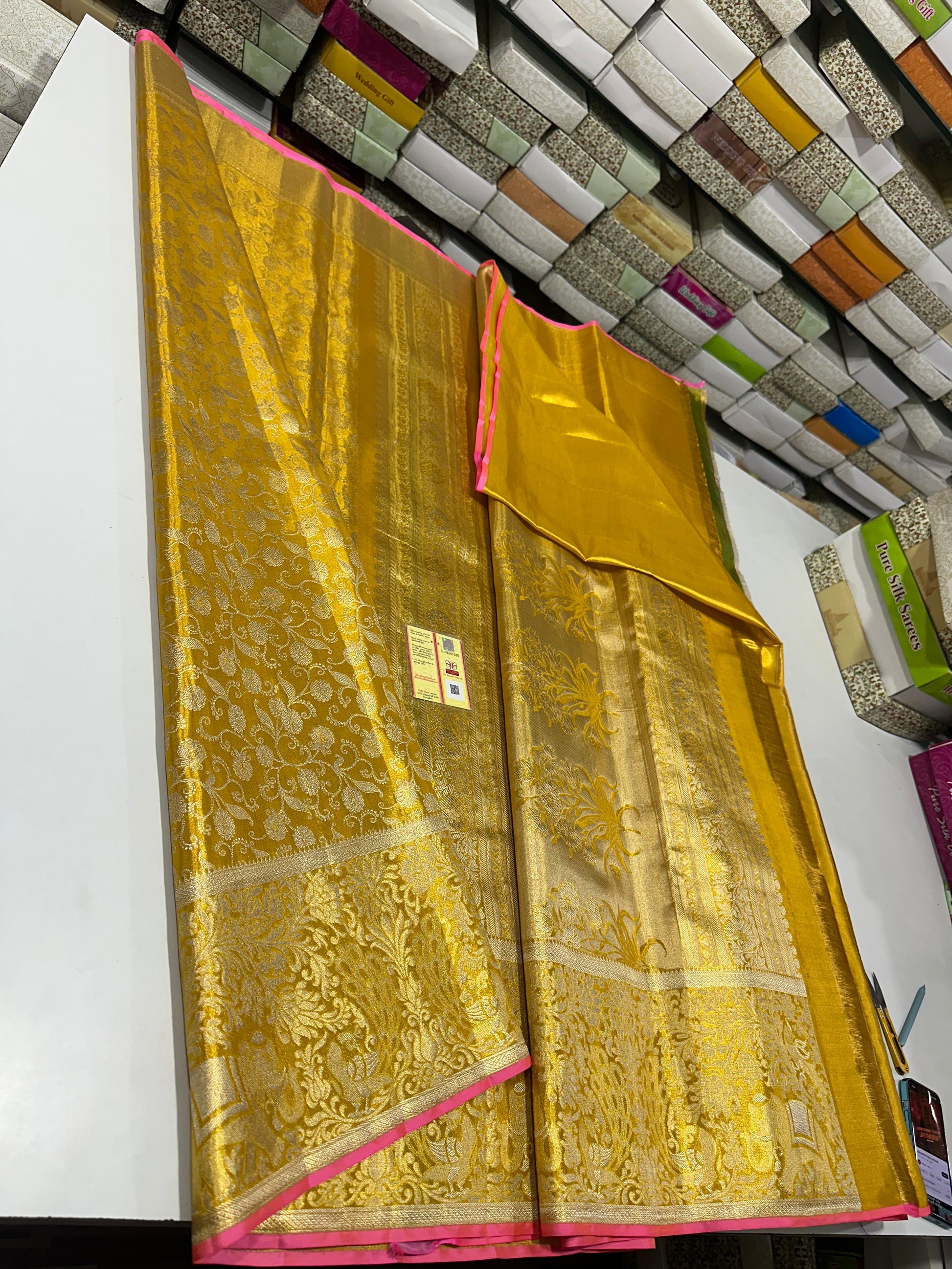 Product Image - Exquisite Handloom Tissue Silk Sarees | Designer Festive Wear