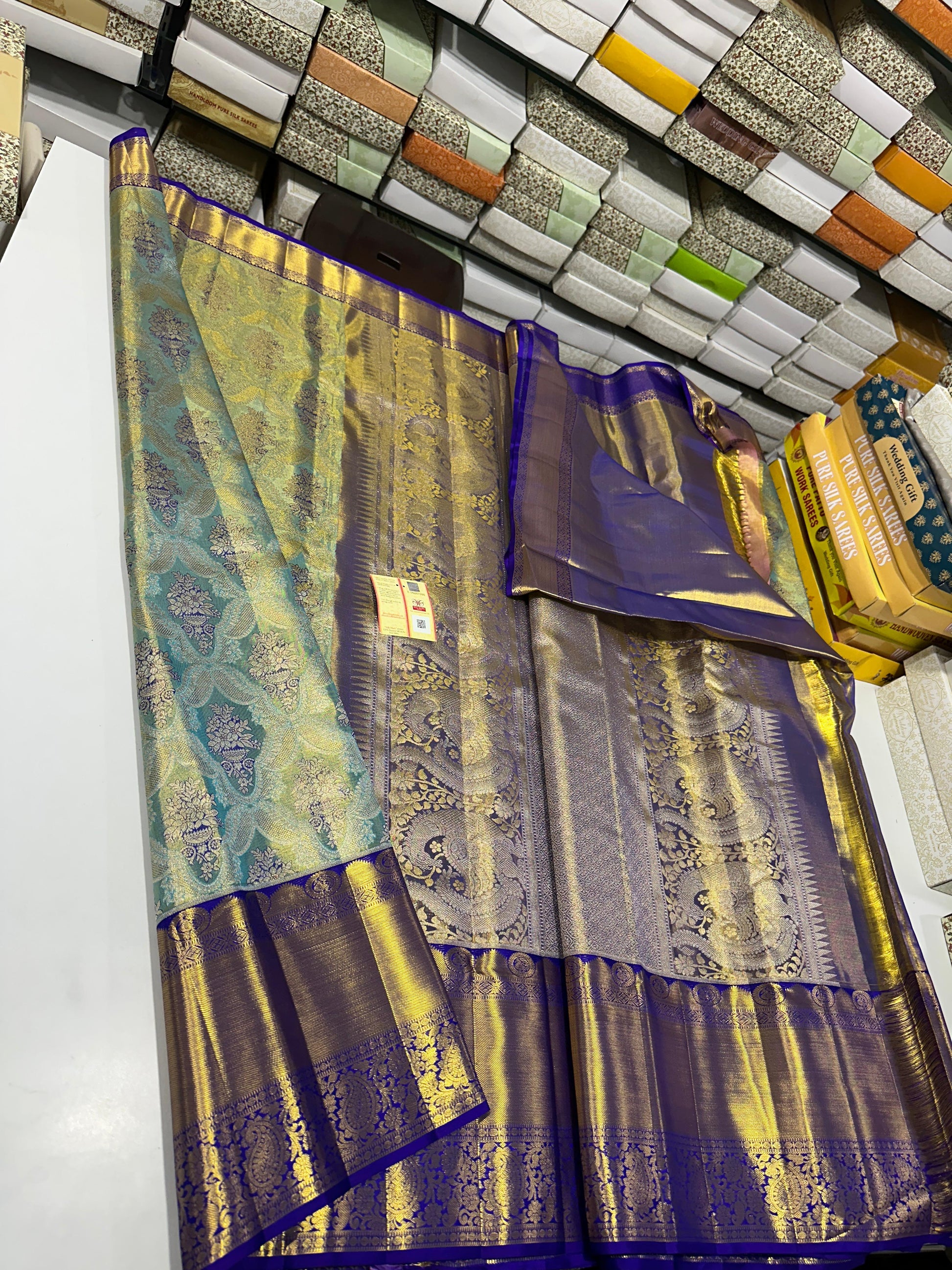 Product Image - Elegant Designer Kanchipuram Silk Saree - Wedding Collection