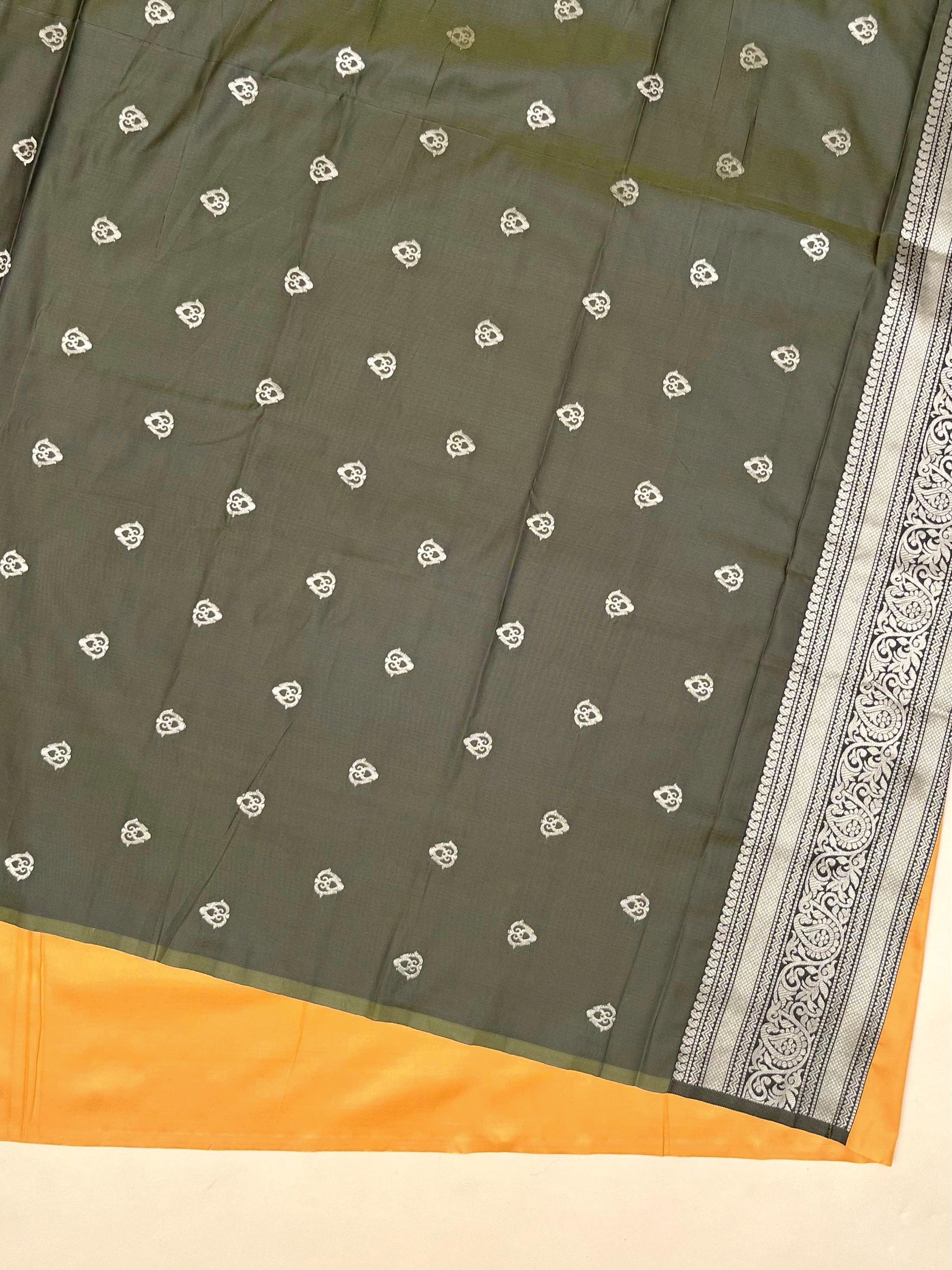 Product Image - Premium Soft Kanchipuram Saree | Georgette Fabric | Designer Wedding Saree