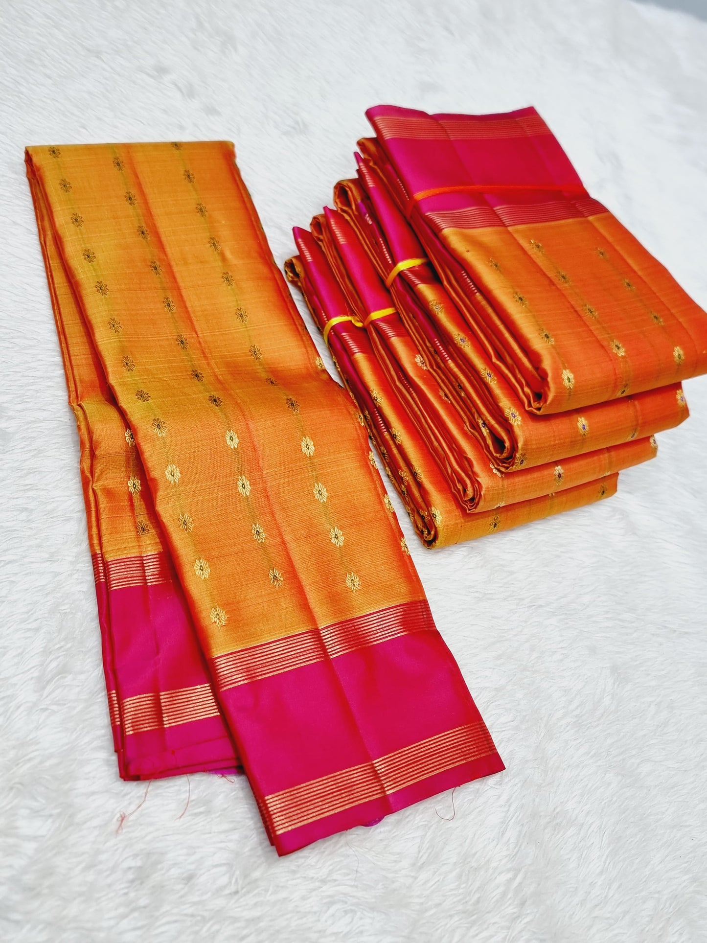 Product Image - Premium Kanchipuram Silk Saree with Meenakari Work - Festive Wear