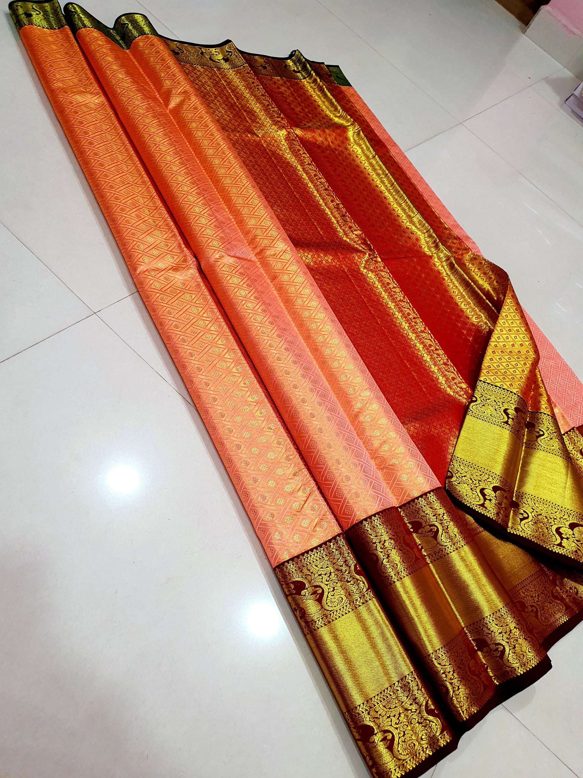 Product Image - Elegant Designer Kanchipuram Silk Saree - Wedding Collection