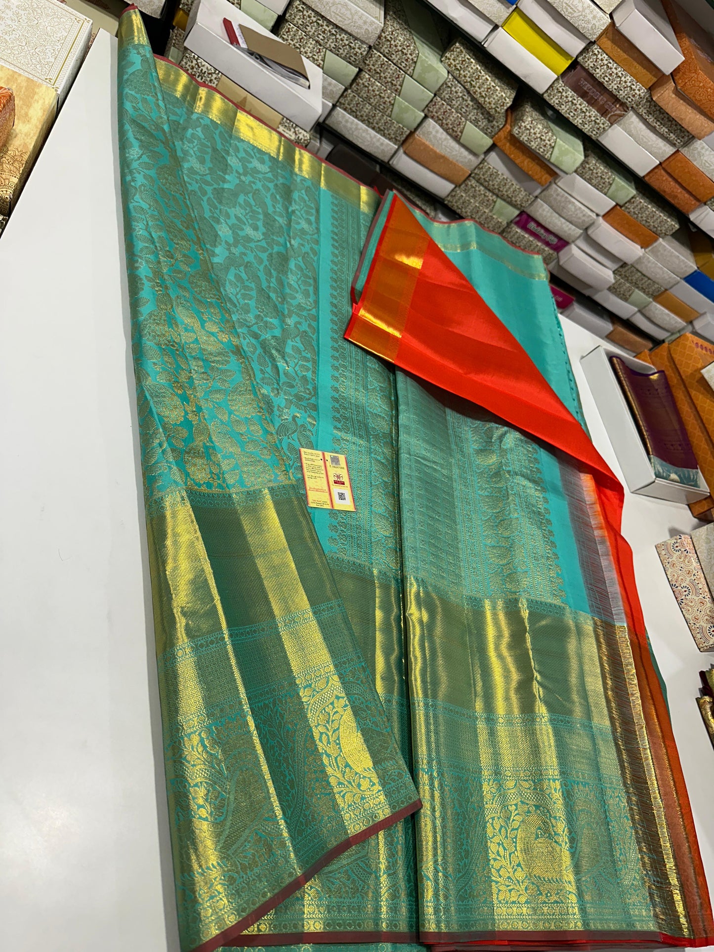 Product Image - Exquisite Handloom Tissue Silk Sarees - Perfect for Festive Wear and Wedding Outfits