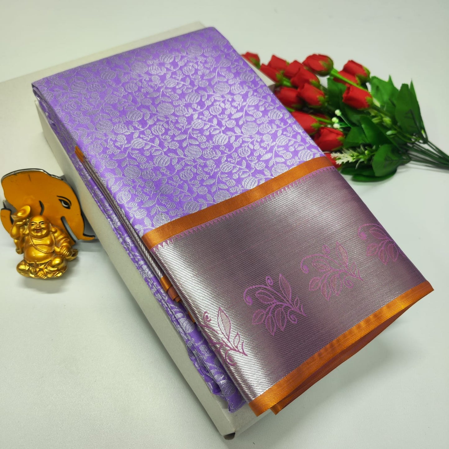 Product Image - Exclusive Bridal Saree Collection - Georgette Fabric, Kanchipuram Pattern, Festive Wear