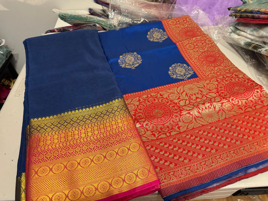 Luxurious Lechi Silk & Mysore Silk Sarees – Timeless Elegance for Every Occasion