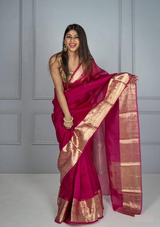 Exquisite Organza Fancy Sarees – Effortless Elegance for Every Occasion