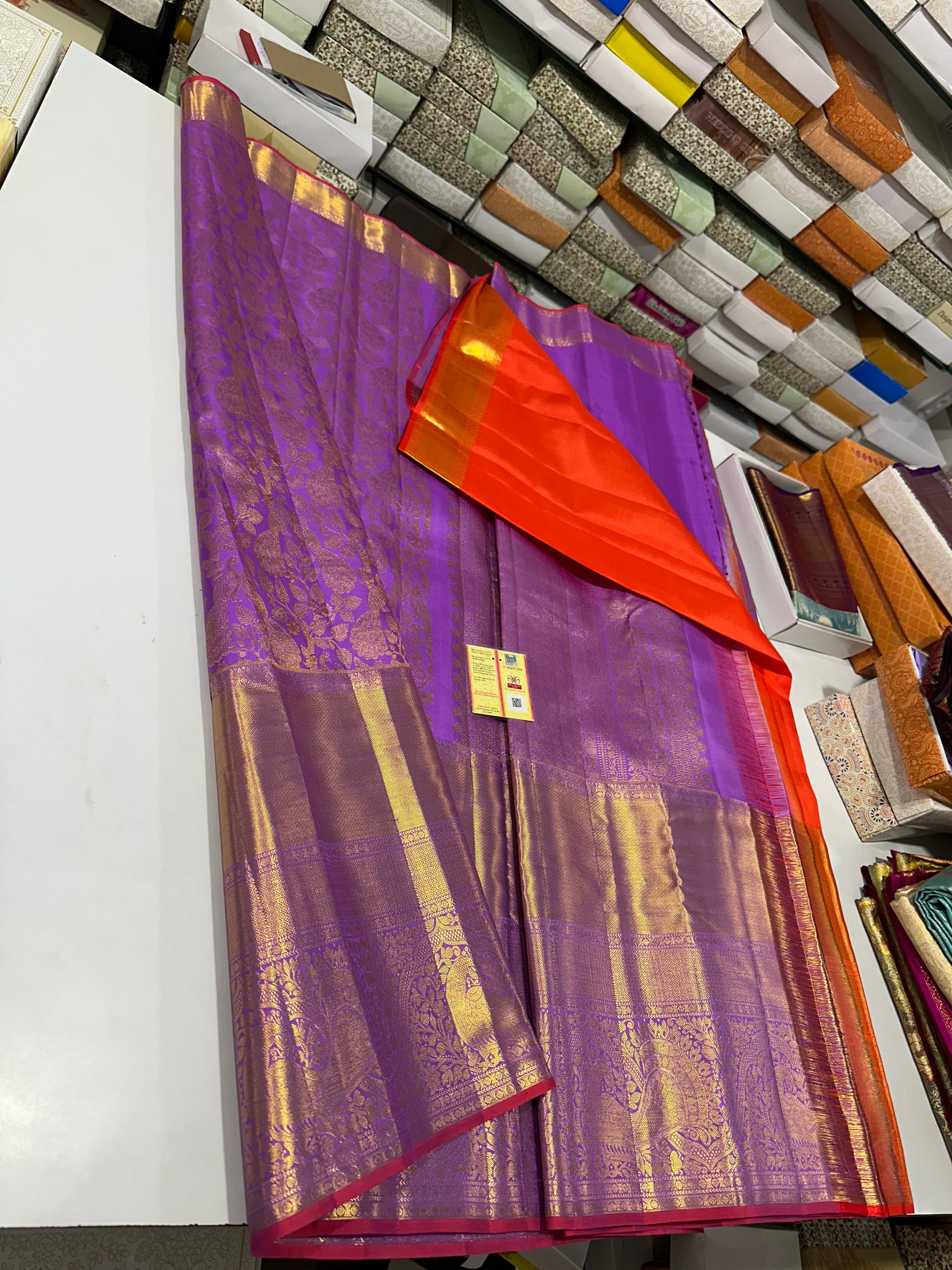 Product Image - Exquisite Handloom Tissue Silk Sarees - Perfect for Festive Wear and Wedding Outfits